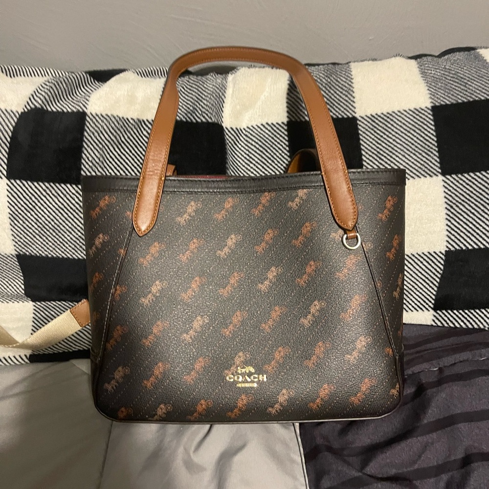 Coach Brown and Tan Women's Bag